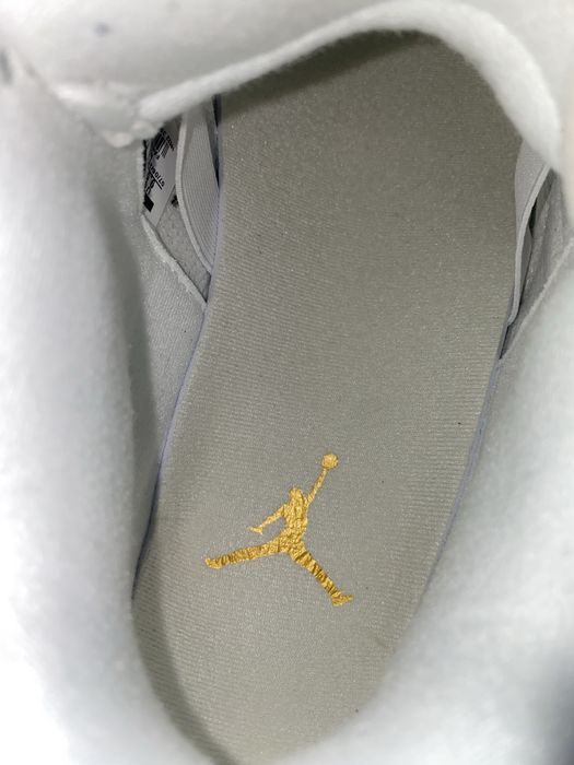 Air Jordan 4 White and Gold