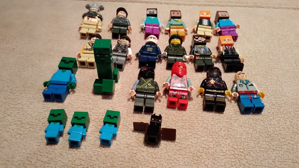 Конструктор лего Lego minekraft на вес 9 кг