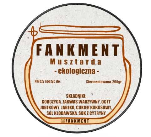 Domowa musztarda, sfermentowana - 200gr - ekologiczna