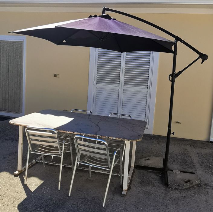 Chapéu de sol redondo 3metros para  terraço ou jardim
