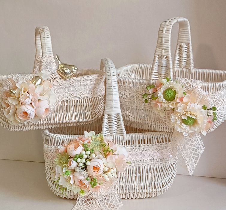 Великодні кошики. Пасхальные корзины. Декор для корзин.