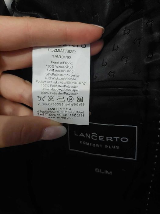 Garnitur ślubny - smokingowy LANCERTO