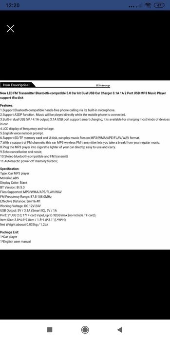 Transmissores de Bluetooth (NOVOS)