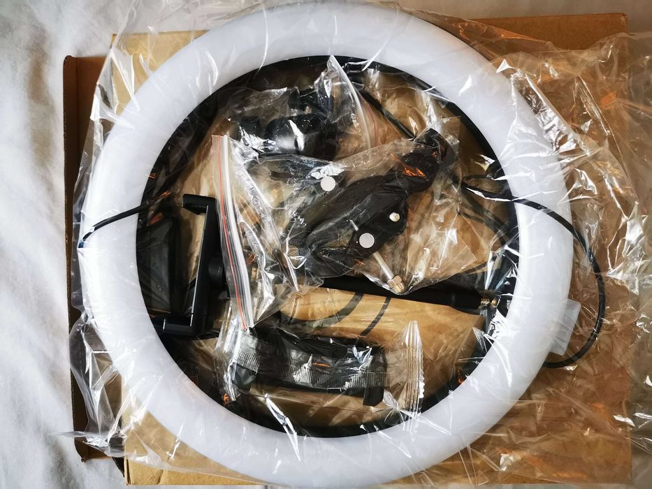 Anel Luz 26 CM Com Clipe de Telefone e Cameras