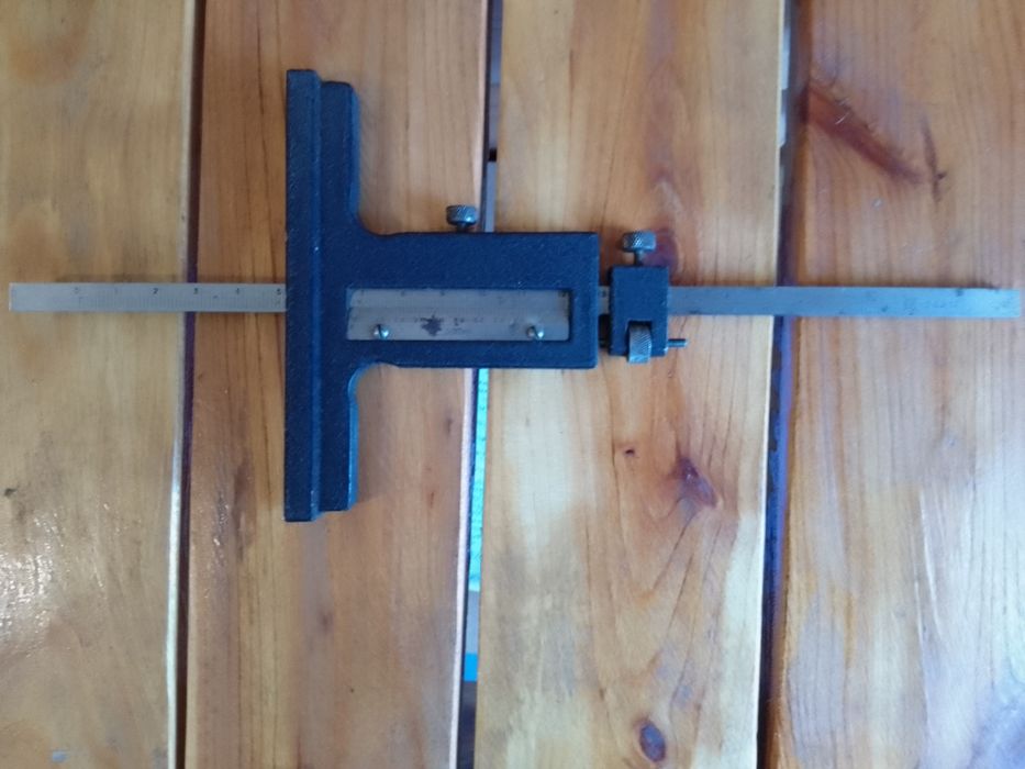 Штангельглибиномір з фіксатором 0-150 часів СРСР