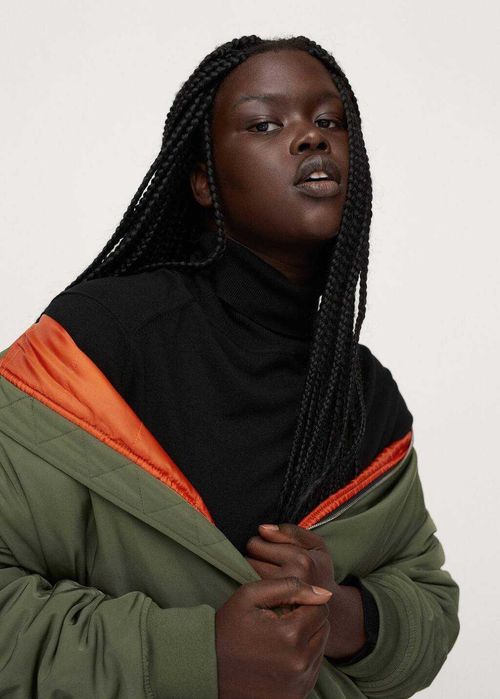 Mango жіноча куртка бомбер великий розмір 2xl plus size