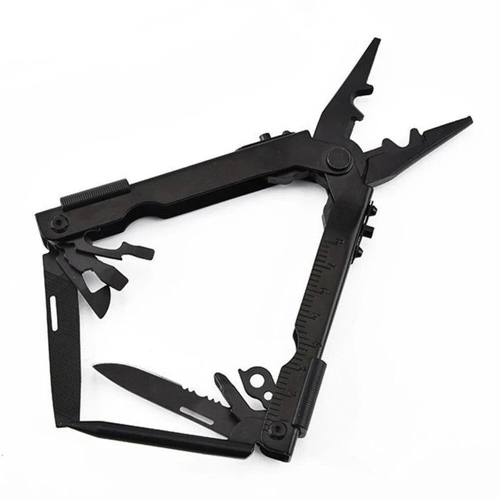 Мультитул с большими плоскогубцами уникальная конструкция открывания