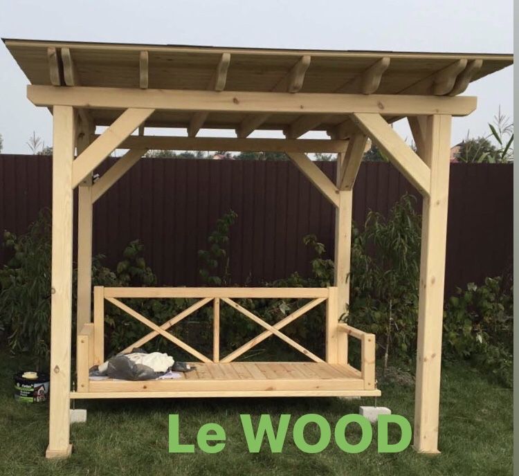 Гойдалки в наявності. Пергола - гойдалка. Качеля. Лавка….