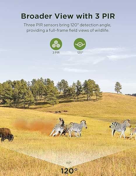 Fotopułapka Kamera Noktowizyjna CEYOMUR CY65 40MP WiFi 4K IP66 (150b)