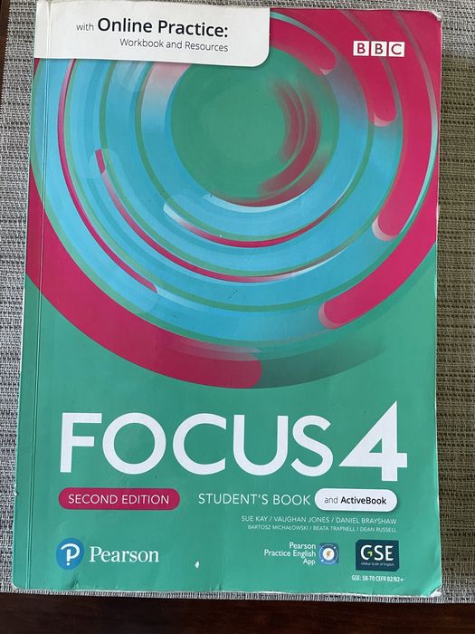 Продам підручник з англійської мови Focus 4 б/в