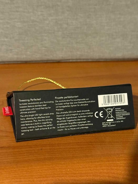 Pęseta + Etui La-Tweez Pro Illuminating Diamond Dust LED