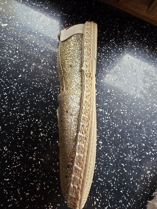 Espadryle  brokatowe