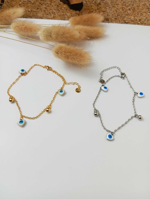 Lote de Pulseiras de Pé/Tornezeleiras