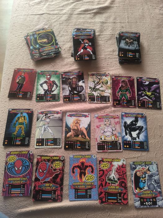 Spiderman ,,Heroes and Villains" karty retro