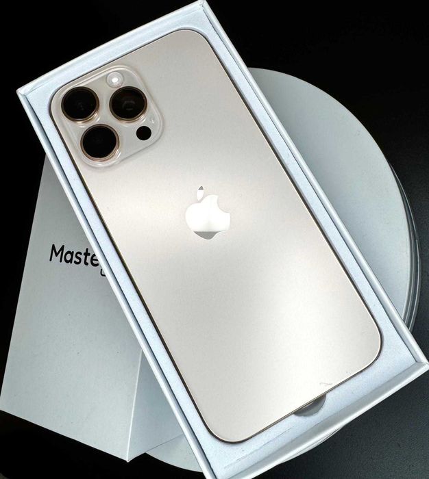 Iphone 16 Pro Max 256GB Desert Jak Nowy Bateria 97-98% 6msc gwarancji