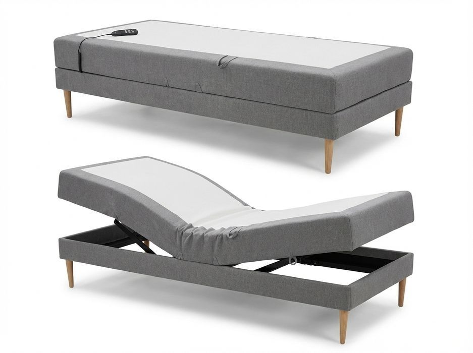 Łóżko Elektryczne 80x200 Gold – Sterowane Pilotem OUTLET