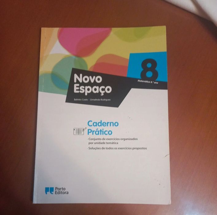Caderno de atividades matemática 8° ano porto editora