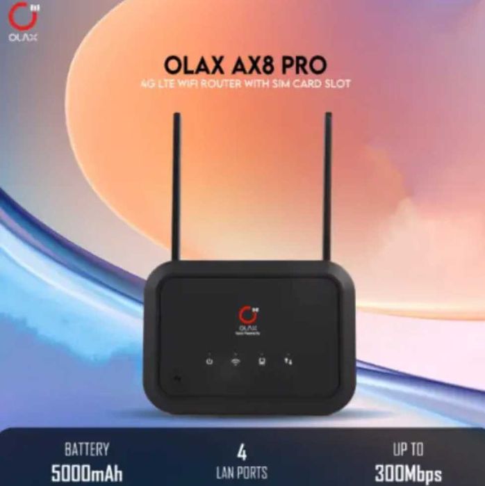 Беспроводной 4G LTE Wi-Fi роутер Olax AX8 Pro под SIM-карту. НОВЫЙ !!!