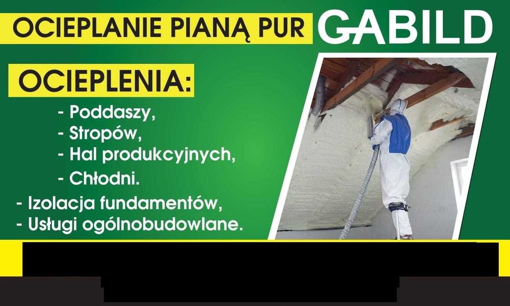 Piana PUR W Cenie Wełny !!! Ocieplenia Poddaszy, Stropów , HAL ITD...