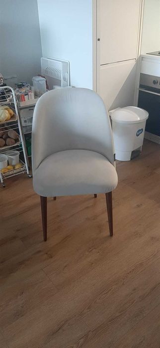 LASKASAS - Mesa de sala de jantar para 6 pessoas + 6 cadeiras LASKASAS