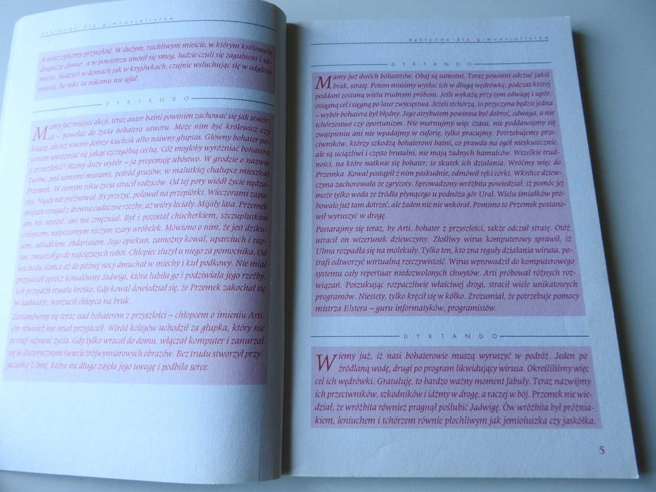 Dyktanda dla gimnazjalistów - eremis