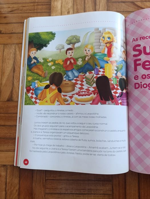 Livro histórias e receitas Leopoldina