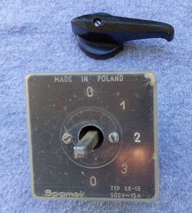 Przełącznik krzywkowy tablicowy (ŁK 15 Spamel)