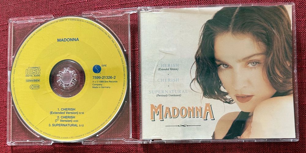 Madonna Cd Single Yellow Series