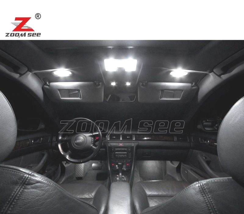 KIT COMPLETO DE 26 LÂMPADAS LED INTERIOR PARA AUDI A6 S6 C5 AVANT WAGON 1998-2004