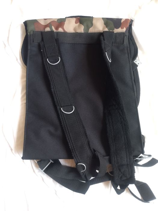 Plecak kostka czarny moro