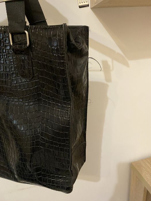 Czarna torebka shopper bag