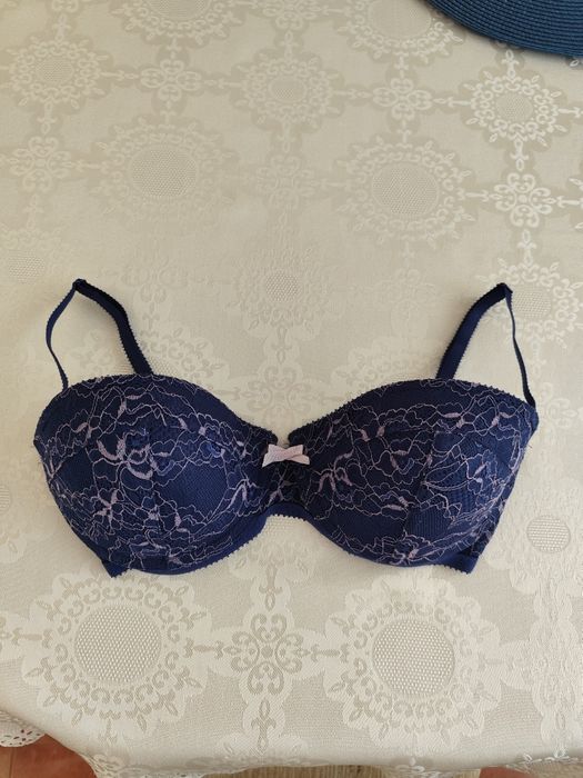 Biustonosz granatowy 70 DD