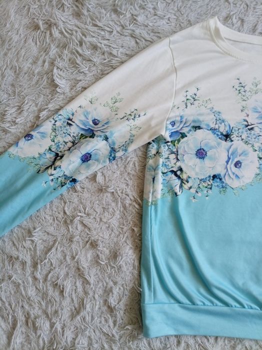 Bluza damska kwiaty ML