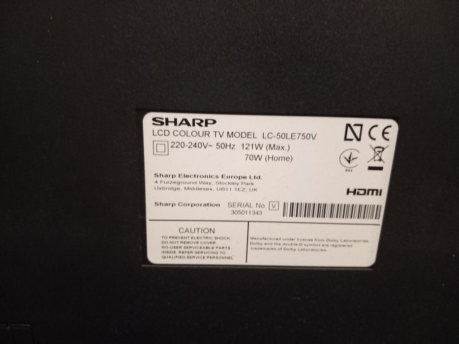 Telewizor Sharp aquos LC 50Le750v