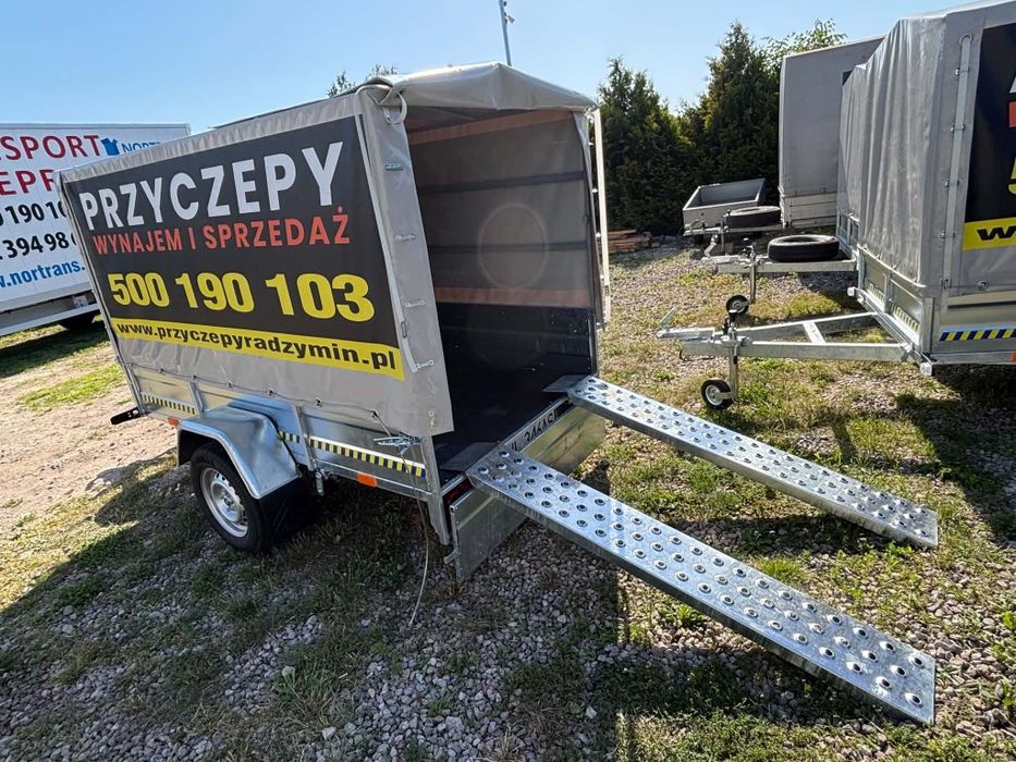 Wynajem wypożyczalnia przyczep i lawet