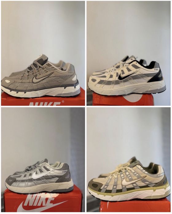 кросівки Nike P-6000 Grey/Military Khaki/White&Black/Light Iron One 43-44/26.5-27 см