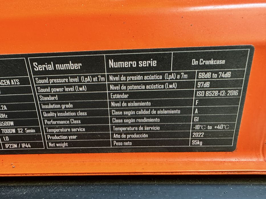 Іспанський генератор Genergy Cube Mulhacen ATS 7000Вт