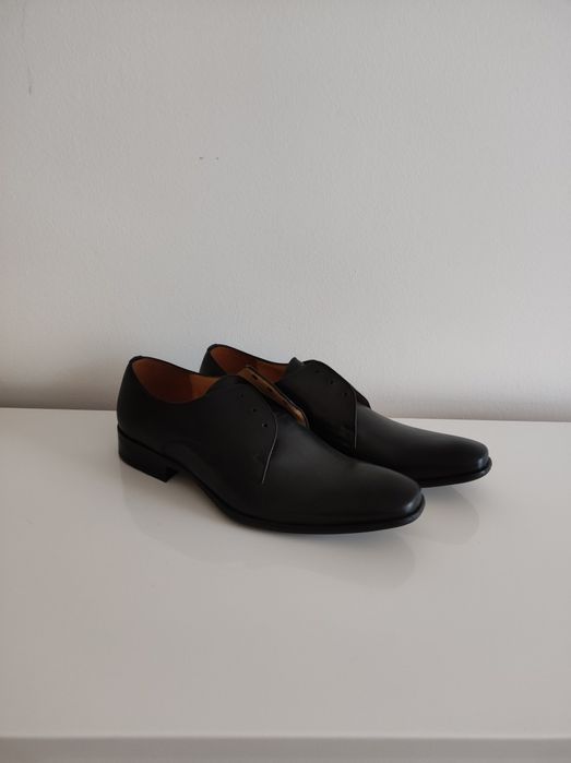 Półbuty skórzane męskie Wojas