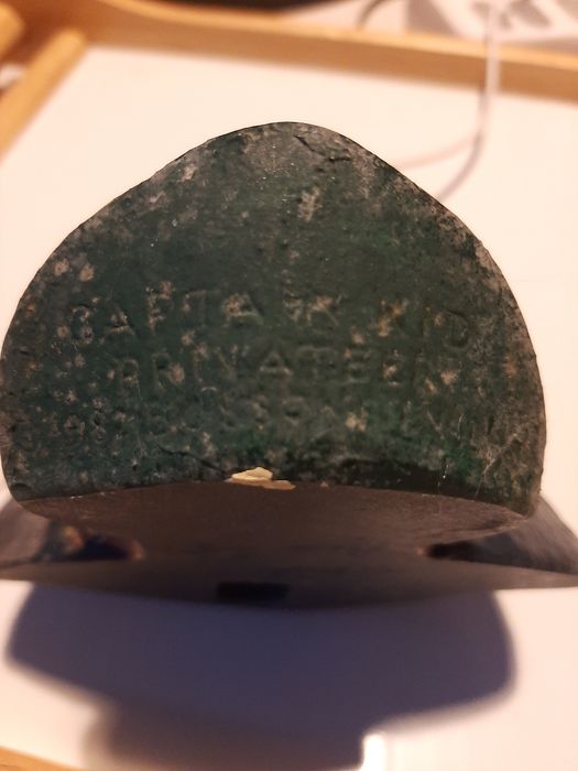 Busto cabeça gesso pirata marinheiro tiroles arabe pintado à  mão