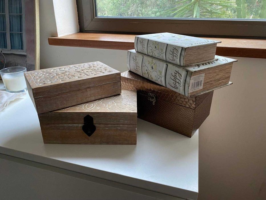 Lote de caixas decorativas