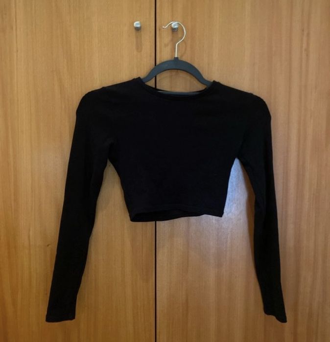 Cropeed Top preto