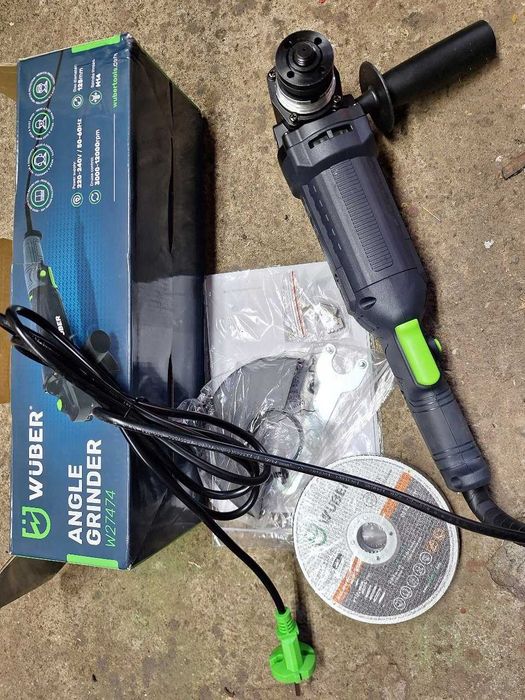 Nowa Szlifierka Kątowa Kątówka 1600w Z Regulacją + 10 Tarcz