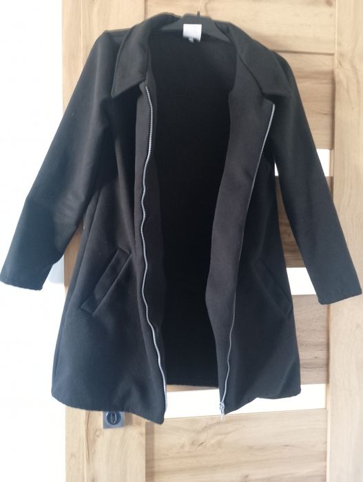 Płaszczyk damski z kołnierzem na suwak M