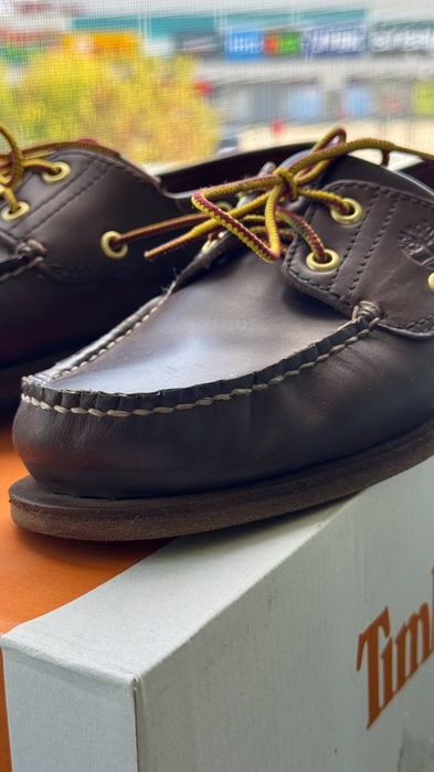 Продам шкіряні мокасини Timberland