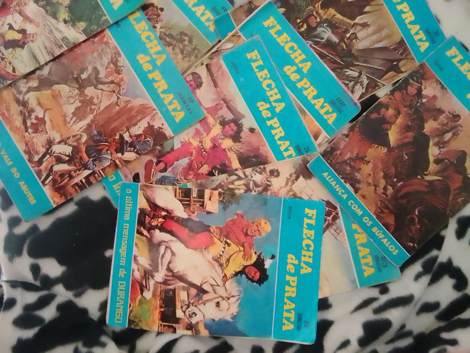 Vários exemplares de banda desenhada flecha de prata cada 4€