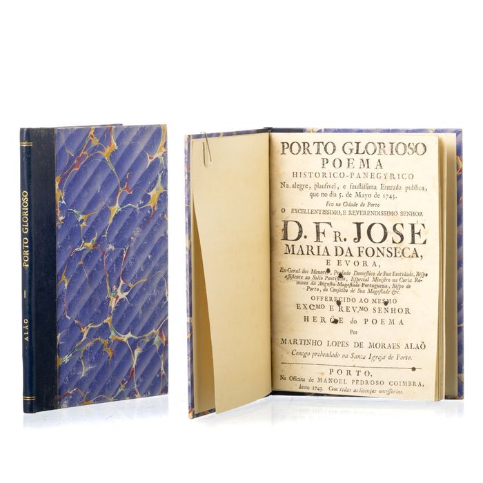 Livros - Fonseca; D. Fr. José Maria da - Porto Glorioso poema Historic