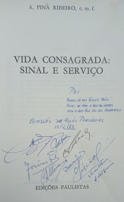 Católicos Vida Consagrada Sinal e Serviço