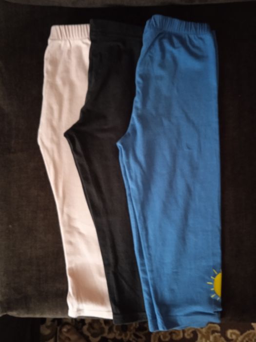 Legginsy 3/4 w rozmiarze 128