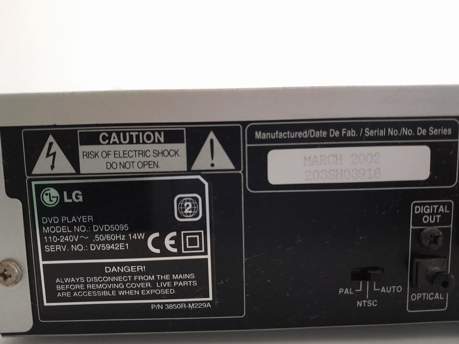 Leitor de DVD LG64586135836419123