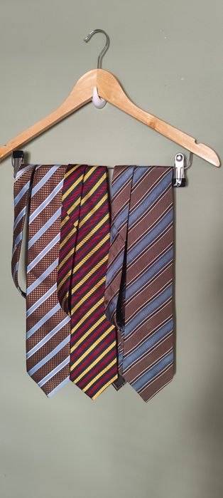 Zestaw jedwabnych krawatów